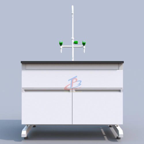 Tủ phòng thí nghiệm 1 tầng 2 cửa kéo