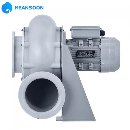 Quạt ly tâm nhựa PP PE MPCF-250-F4T-FL chống ăn mòn axit và kiềm