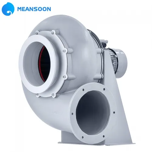 Quạt ly tâm bằng nhựa PP chống ăn mòn trong phòng thí nghiệm MPCF-200-F4T-FL có mặt bích