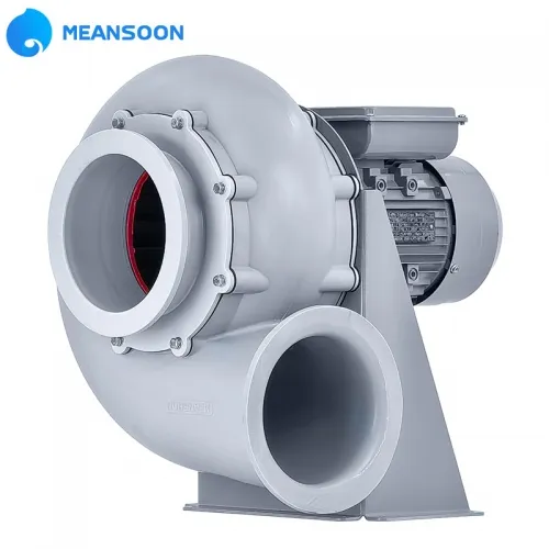Quạt ly tâm bằng nhựa PP chống ăn mòn trong phòng thí nghiệm MPCF-200-F4T-FL có mặt bích 2