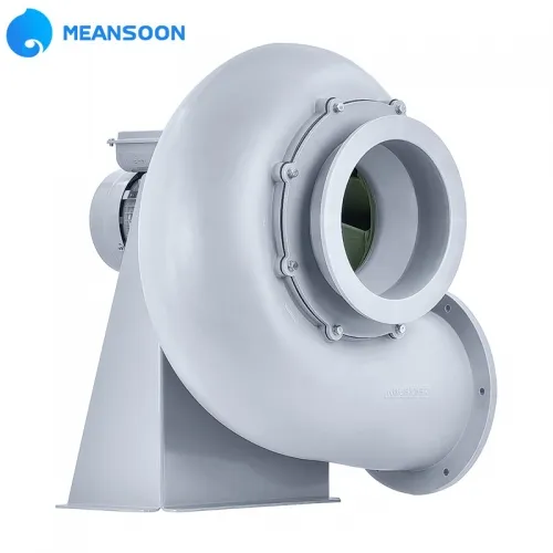 Quạt ly tâm bằng nhựa PP chống ăn mòn, kháng hóa chất MPCF-200-B2S-FL có mặt bích dùng cho thông gió phòng thí nghiệm 1