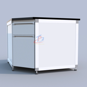 Tủ phòng thí nghiệm 2 tầng 2 cửa kéo