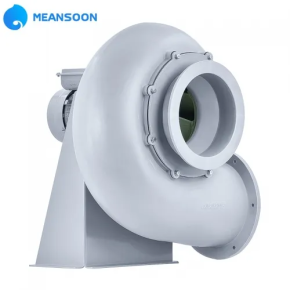 Quạt ly tâm hút bụi MPCF-250-B2S-FL bằng nhựa PP PE chống ăn mòn, mặt bích kín dùng cho thông gió chống hóa chất