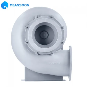 Quạt ly tâm nhựa PP chống ăn mòn MPCF-160-B2T-FL có mặt bích chống ăn mòn axit và kiềm